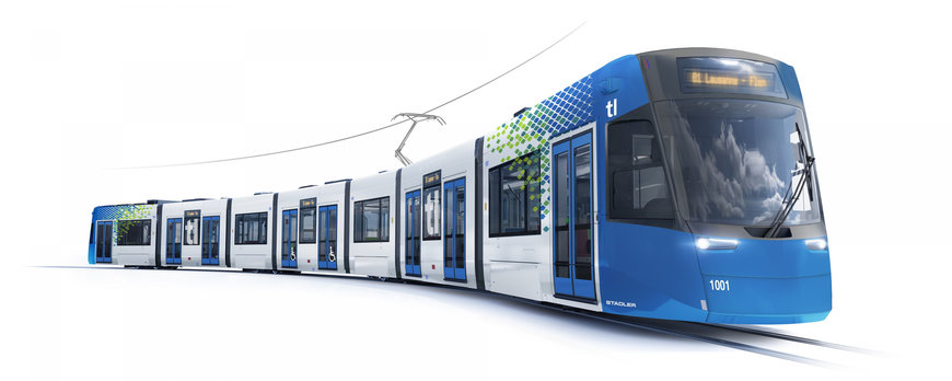 Erste Strassenbahn der neusten Generation TINA nach Darmstadt ausgeliefert